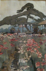 Image 2 - Hiroshi Yoshida, ‘Iris Garden in Harikiri’, 1928