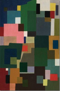 Ralph Balson, 'Constructive painting', 1953, oil on composition board, 107 x 70 cm, TarraWarra Museum of Art collection 