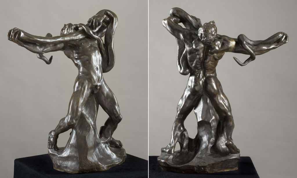 Auguste Rodin, ‘Man with snake’, Lausanne Museum of Fine Arts. Photograph: AFP/Getty Images