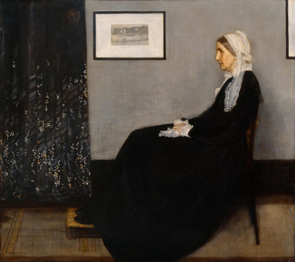 James McNeill Whistler, Arrangement in Grey and Black, No 1 (Portrait of the artist’s mother), 1871, oil on canvas, Musée d’Orsay, Paris