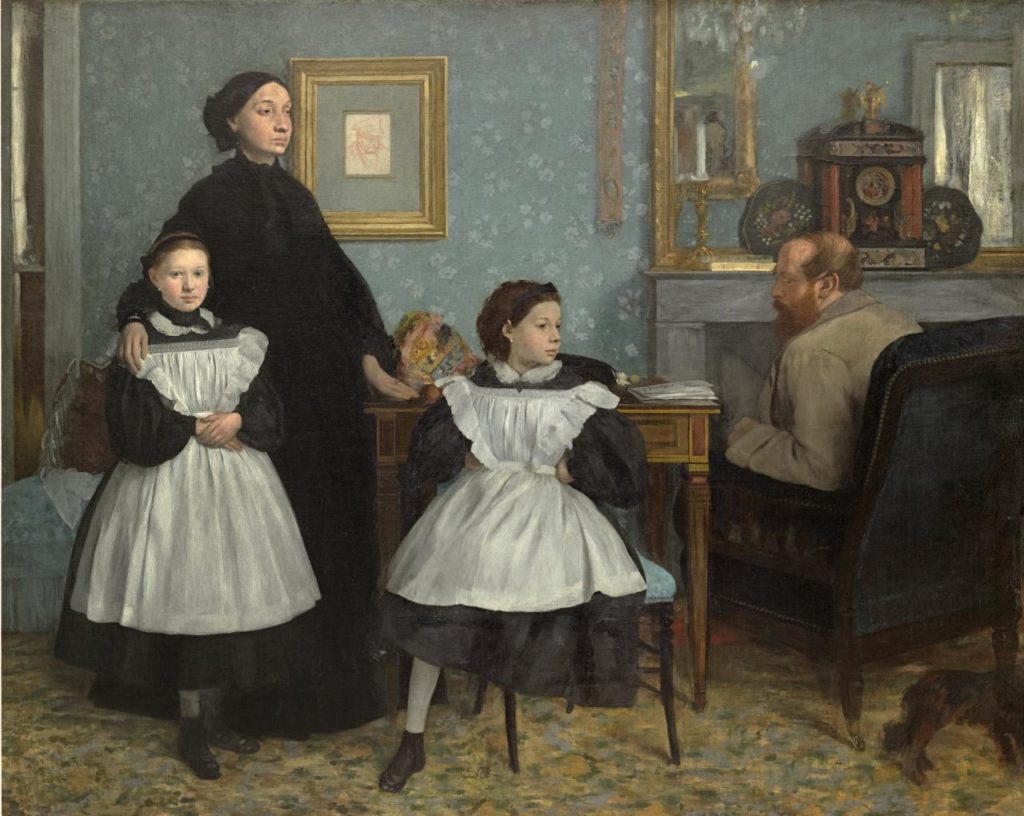 Edgar Degas, ‘Family portrait , also called The Bellelli family’, 1867, oil on canvas, 201.0 x 249.5 cm, © Musée d'Orsay.