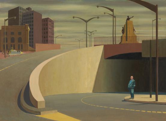 Jeffrey Smart, 'Cahill Expressway', 1962, National Gallery of Victoria, Melbourne ©