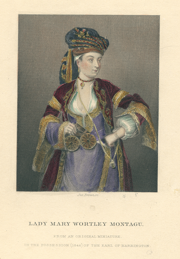 Joseph Brown (engraver, active between 1833 and 1886), probably adapted this engraving from the Spencer miniature of Lady Mary, for the edition of ‘The Letters of Horace Walpole (1717-1797)’, Noel Memorial Library, Louisiana State University, Shreveport.