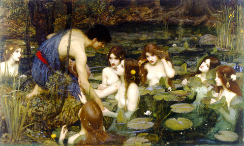 John William Waterhouse, ‘Hylas and the Nymphs’, 1896, oil on canvas, Manchester Art Gallery.