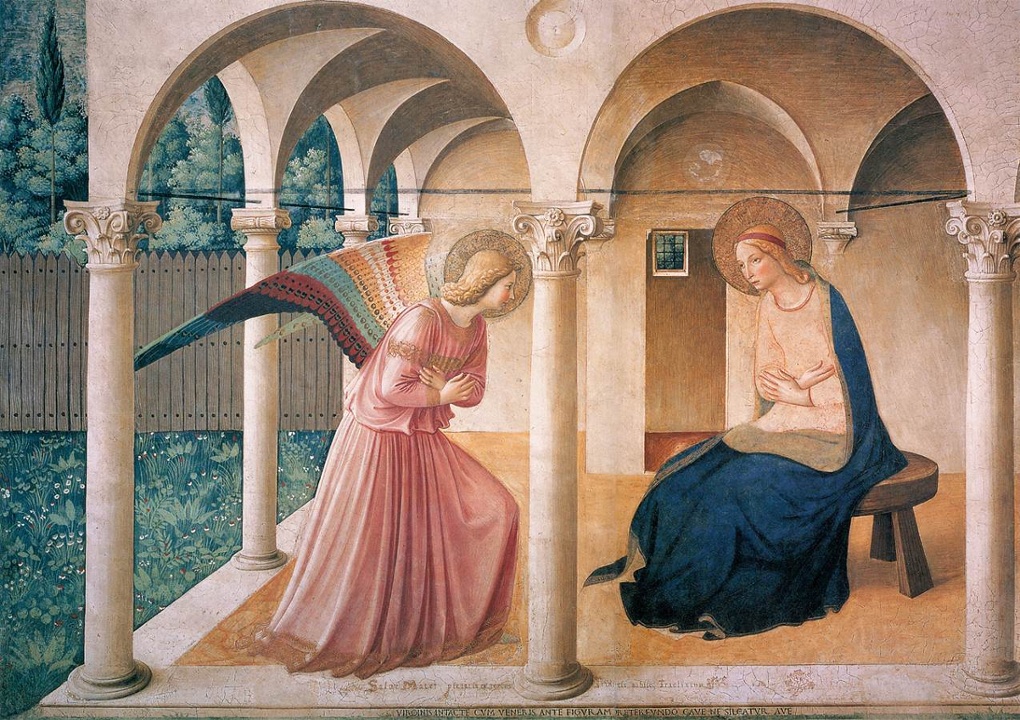 Fra Angelico, ‘The Annunciation’, c. 1445, Convent of San Marco, Florence