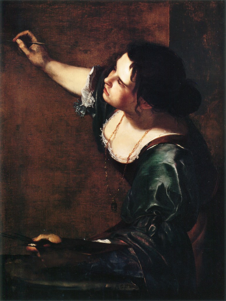 Artemisia Gentileschi, ‘Self-Portrait as the Allegory of Painting’, 1638-9, oil on canvas, 965 x 737 mm, Queen Elizabeth II Royal Collection