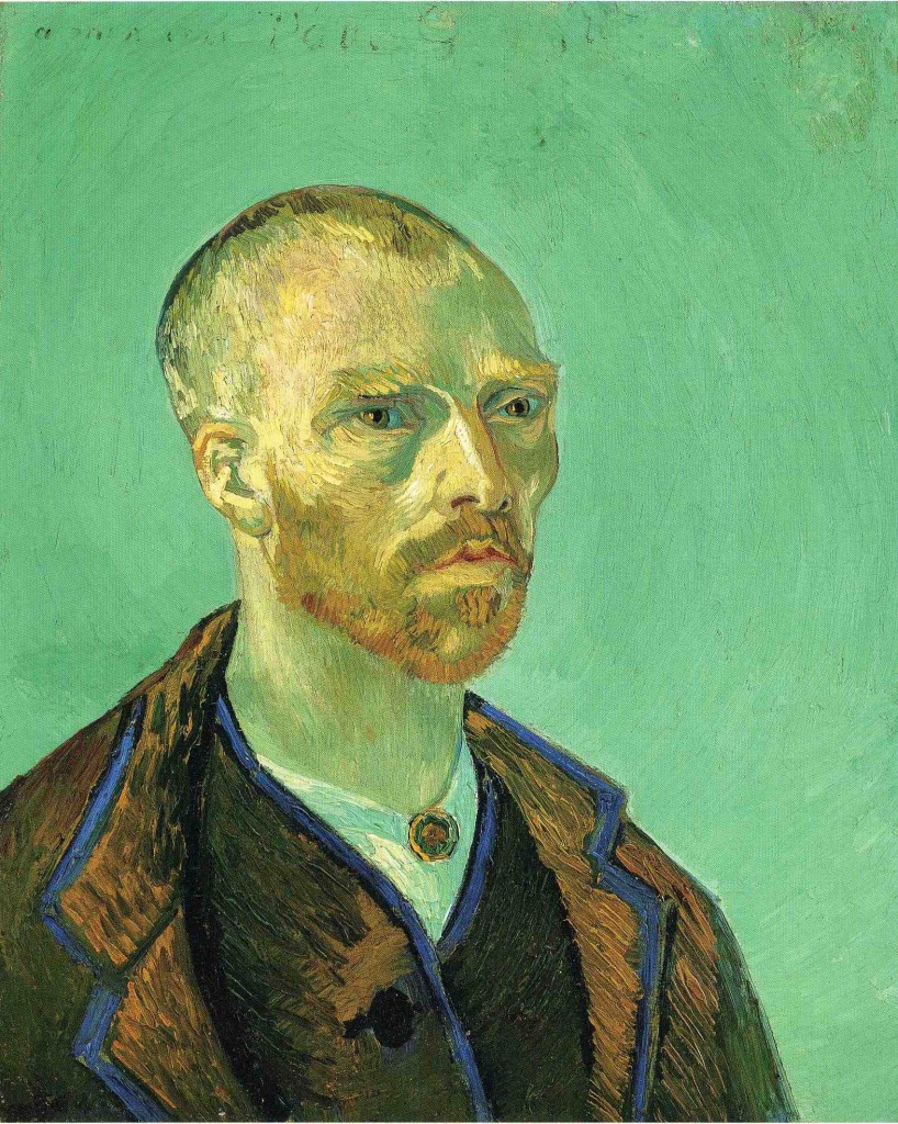 Vincent van Gogh, ‘Self-Portrait, dedicated to Paul Gauguin’, oil on canvas, 52 x 62 cm, Fogg Art Museum, Cambridge MA.