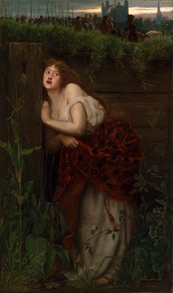 Val Prinsep, 'The flight of Jane Shore', c. 1865, oil on canvas, National Gallery of Victoria, Melbourne.