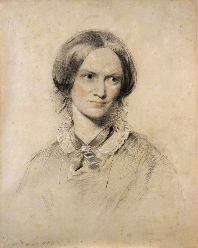 'Charlotte Brontë' by George Richmond, chalk, 1850, 600 mm x 476 mm. Bequeathed by the sitter's husband, Rev A.B. Nicholls, 1906. © National Portrait Gallery, London