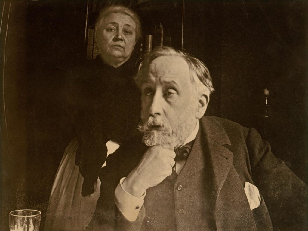 Edgar Degas, ‘Self-portrait with Zoé Closier probably autumn’, 1895, gelatin silver print, 18.2 x 24.2 cm (image and sheet), Bibliothèque nationale de France, Paris.